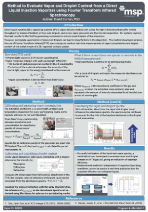 ALD-ALE-2024-Poster-Screenshot.jpg Method to Evaluate Vapor and Droplet Content from a DLI Vaporizer Using FTIS
