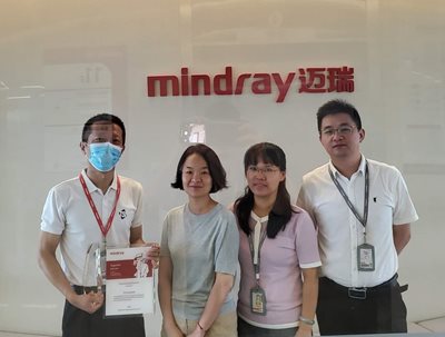 Mindray Medical honors TSI with Outstanding Partner Award